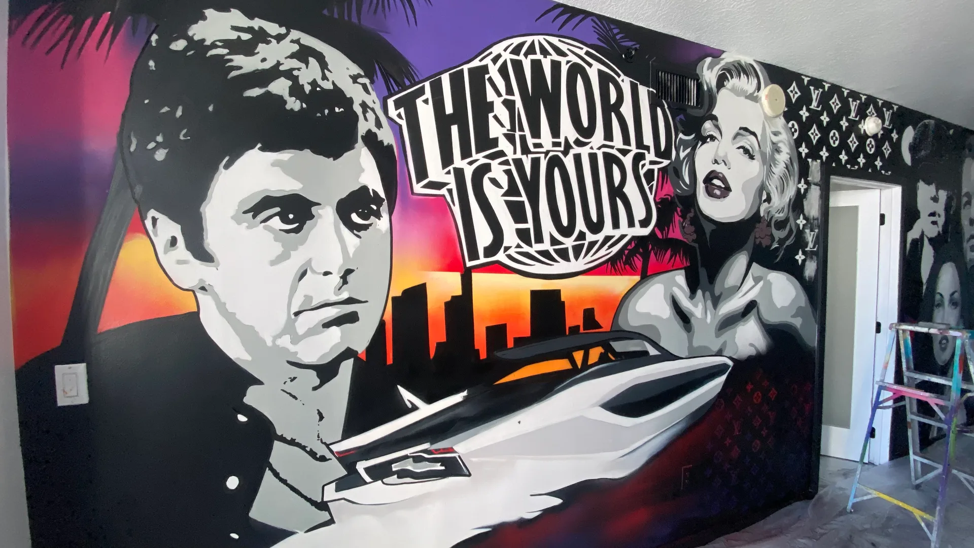 Condo Movie Mural