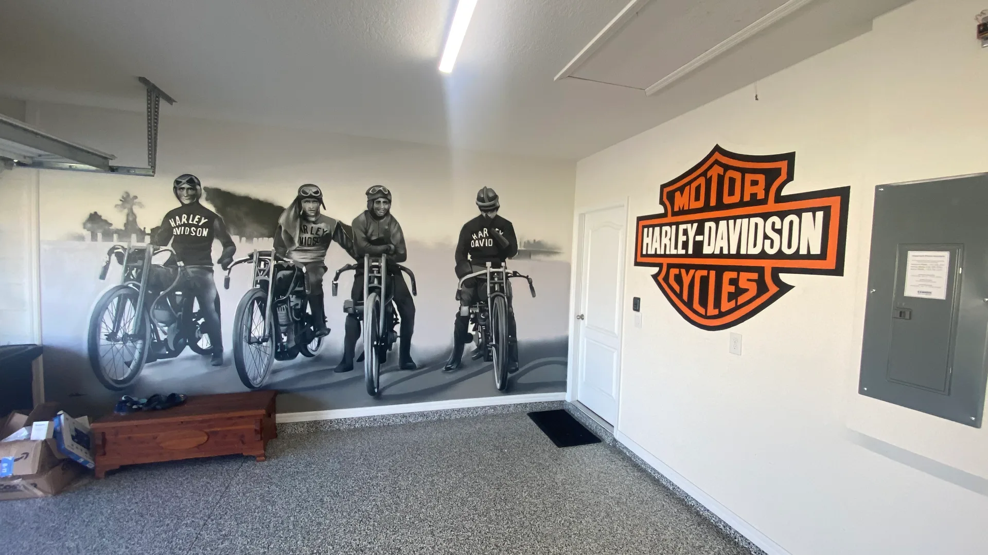 Harley Davidson Mural 