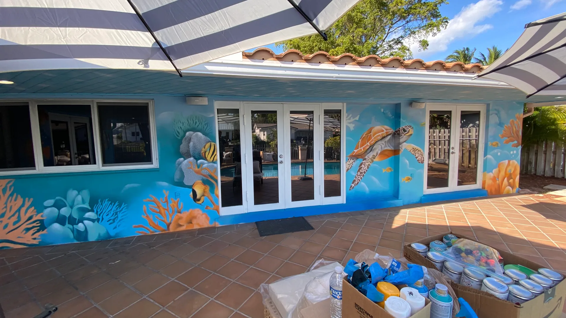 Ocean Mural Pool