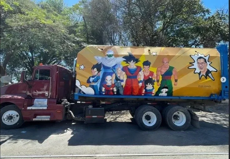 Mural camion de carga
