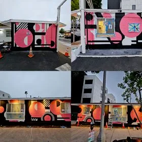 New Retro Vibe Mural
