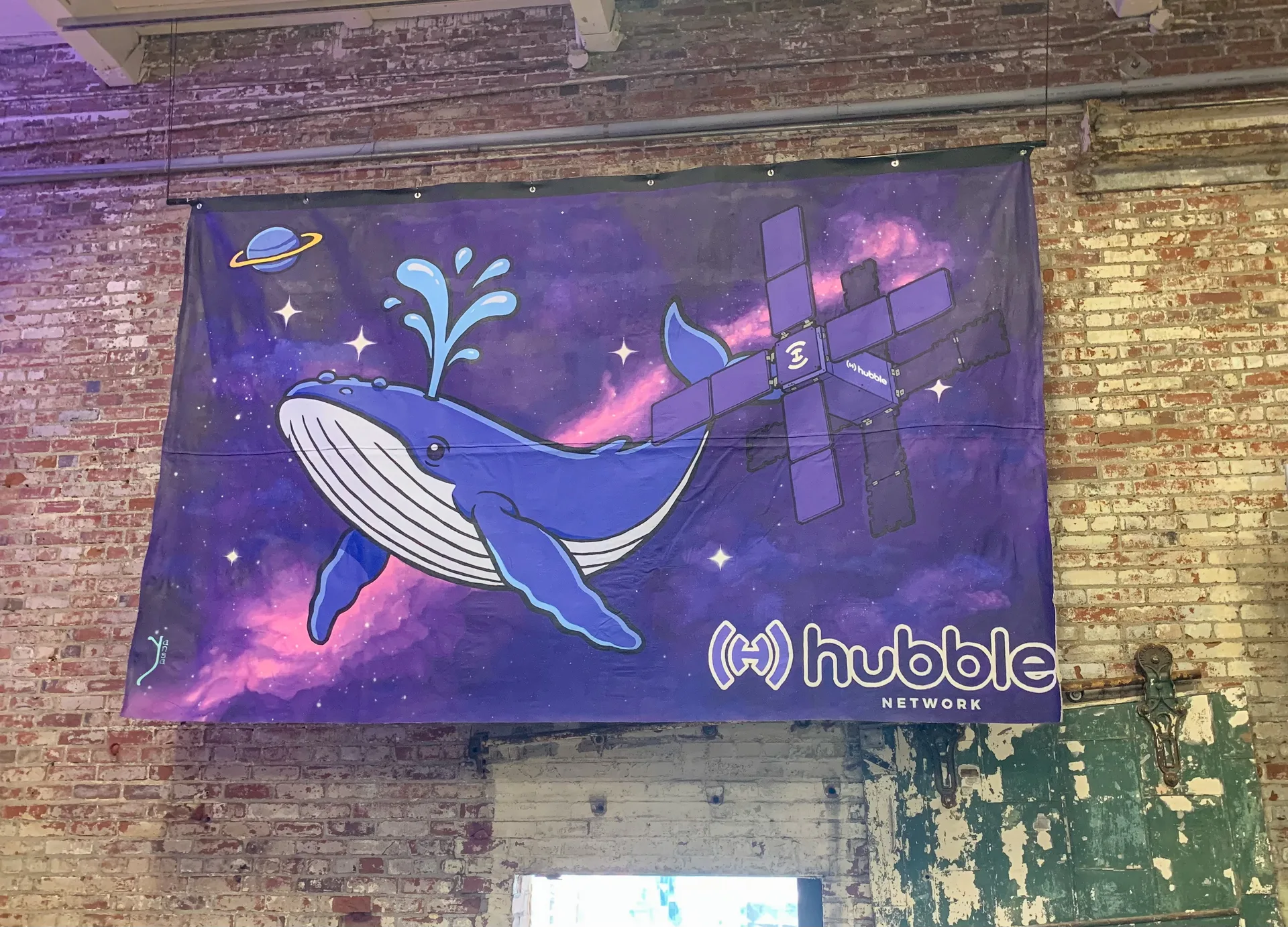 Hubble tapestry mural