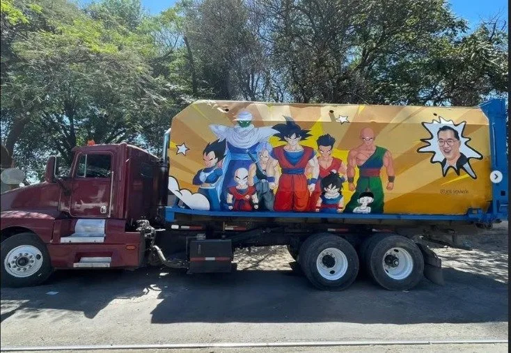 Mural camion de carga