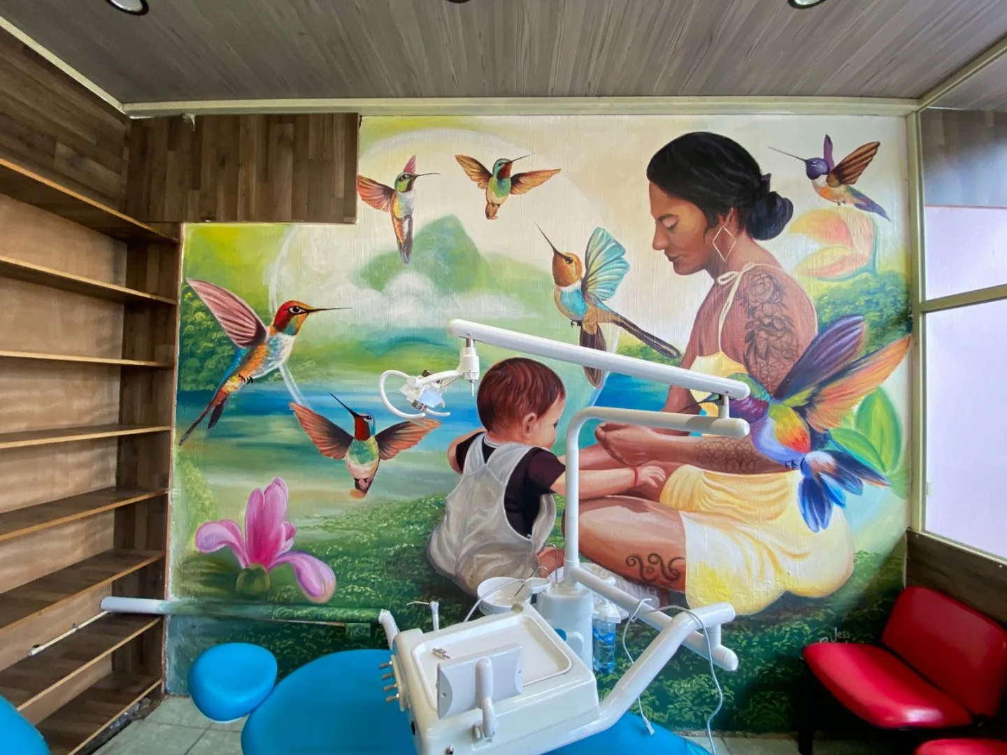 Mural consultori dentista