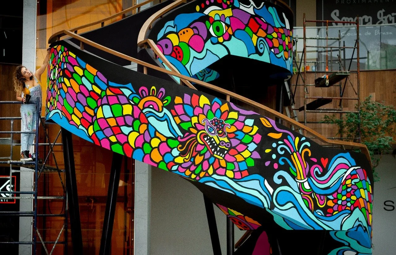 MURAL EN CENTRO COMERCIAL SOLESTA