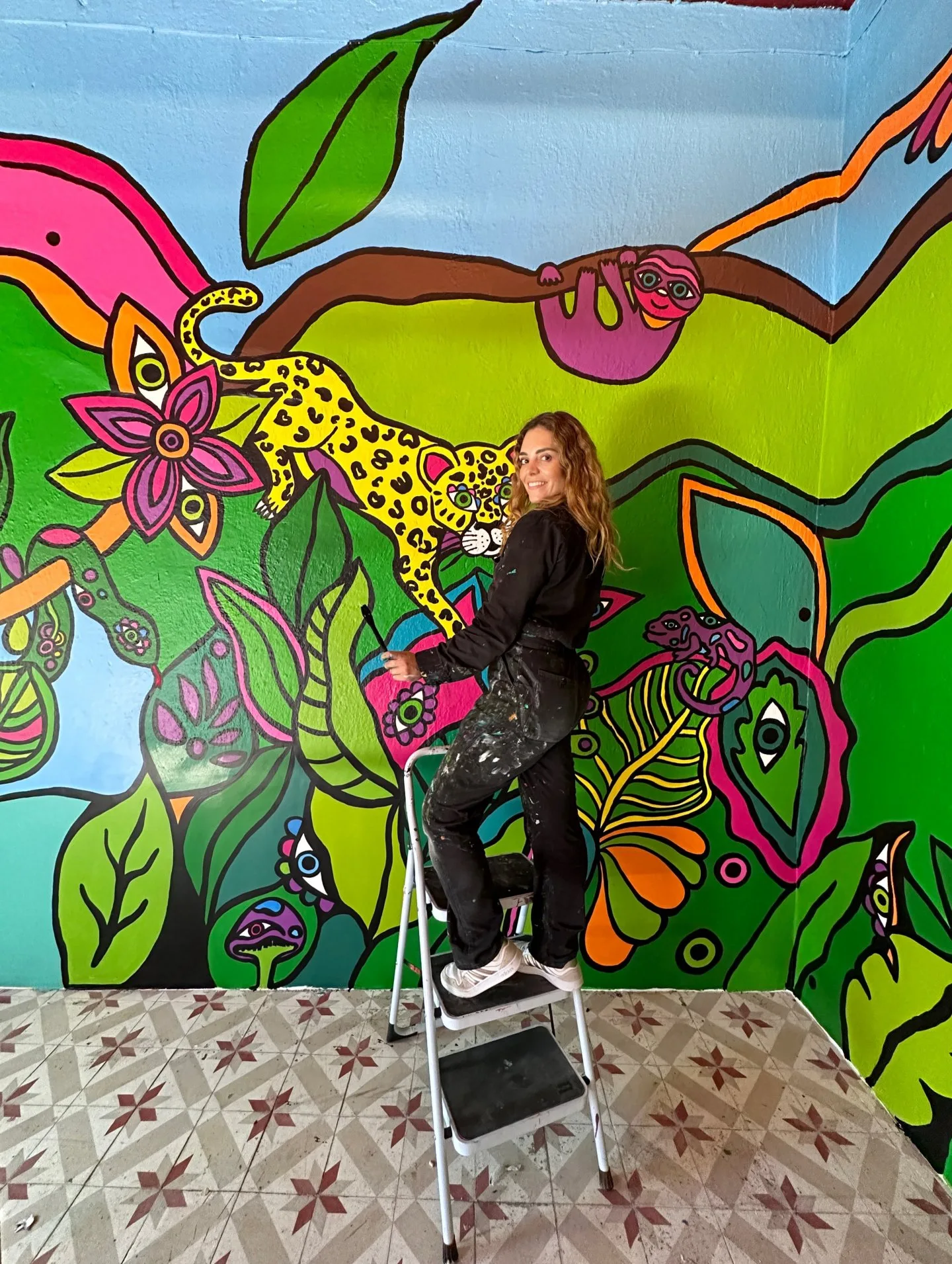 MURAL EN CHOLULA DENTRO DE RESTAURANTE