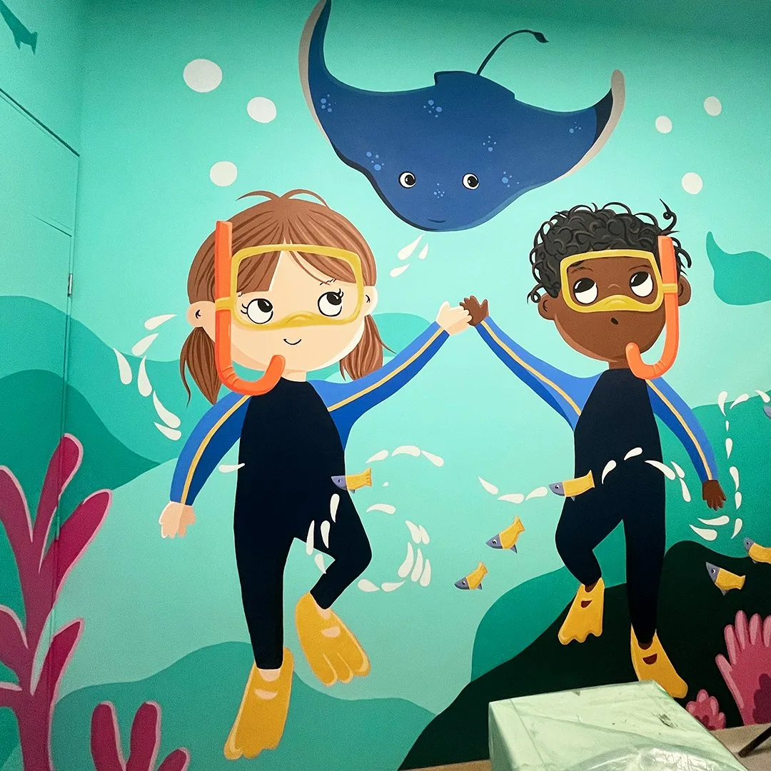 Mural en Hospital INP