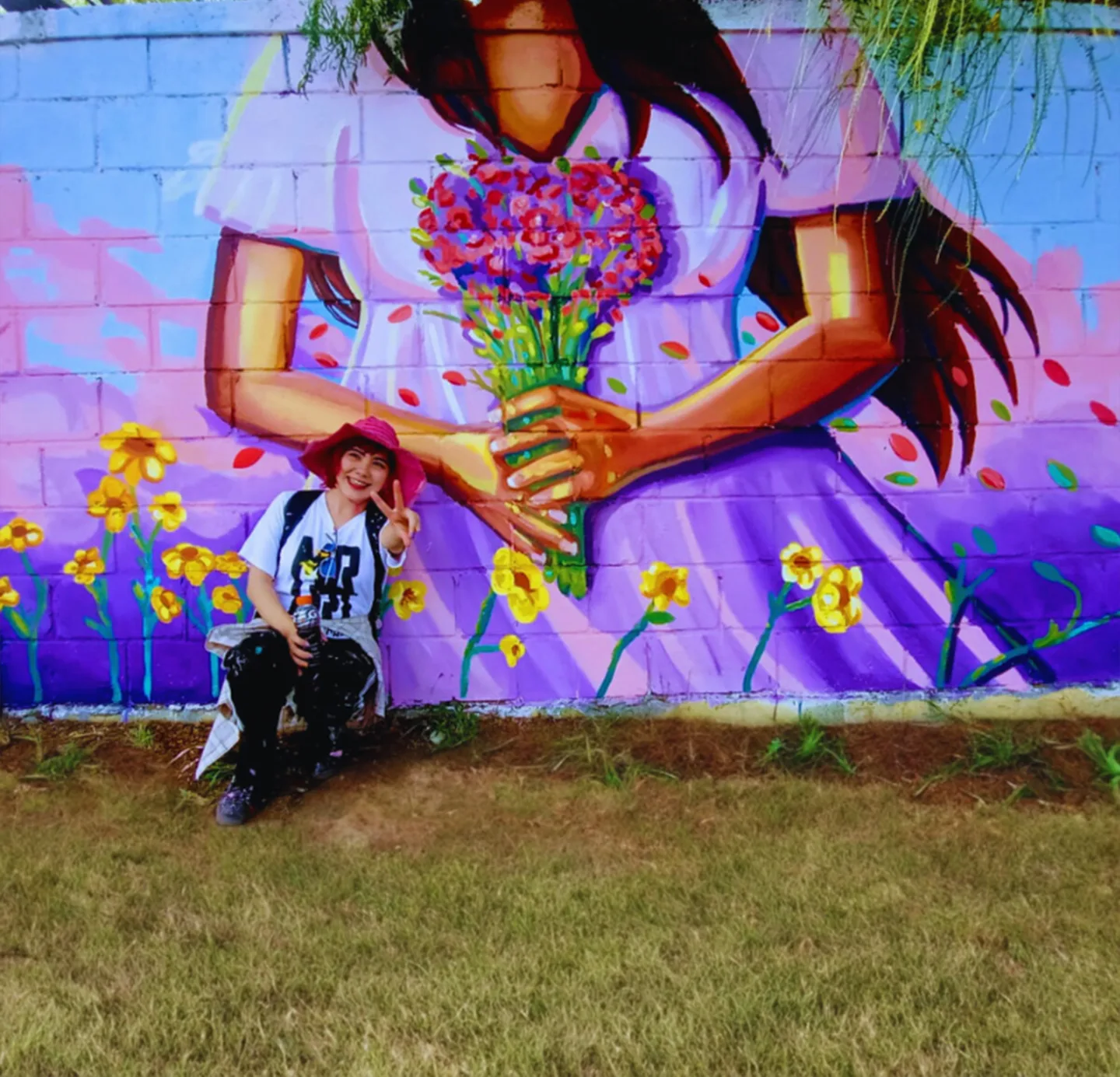 Mural en pintura vinílica  