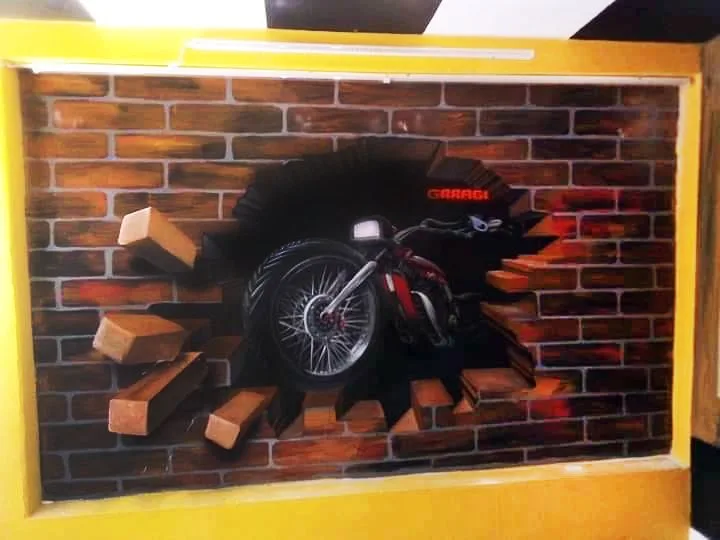 Mural motos 