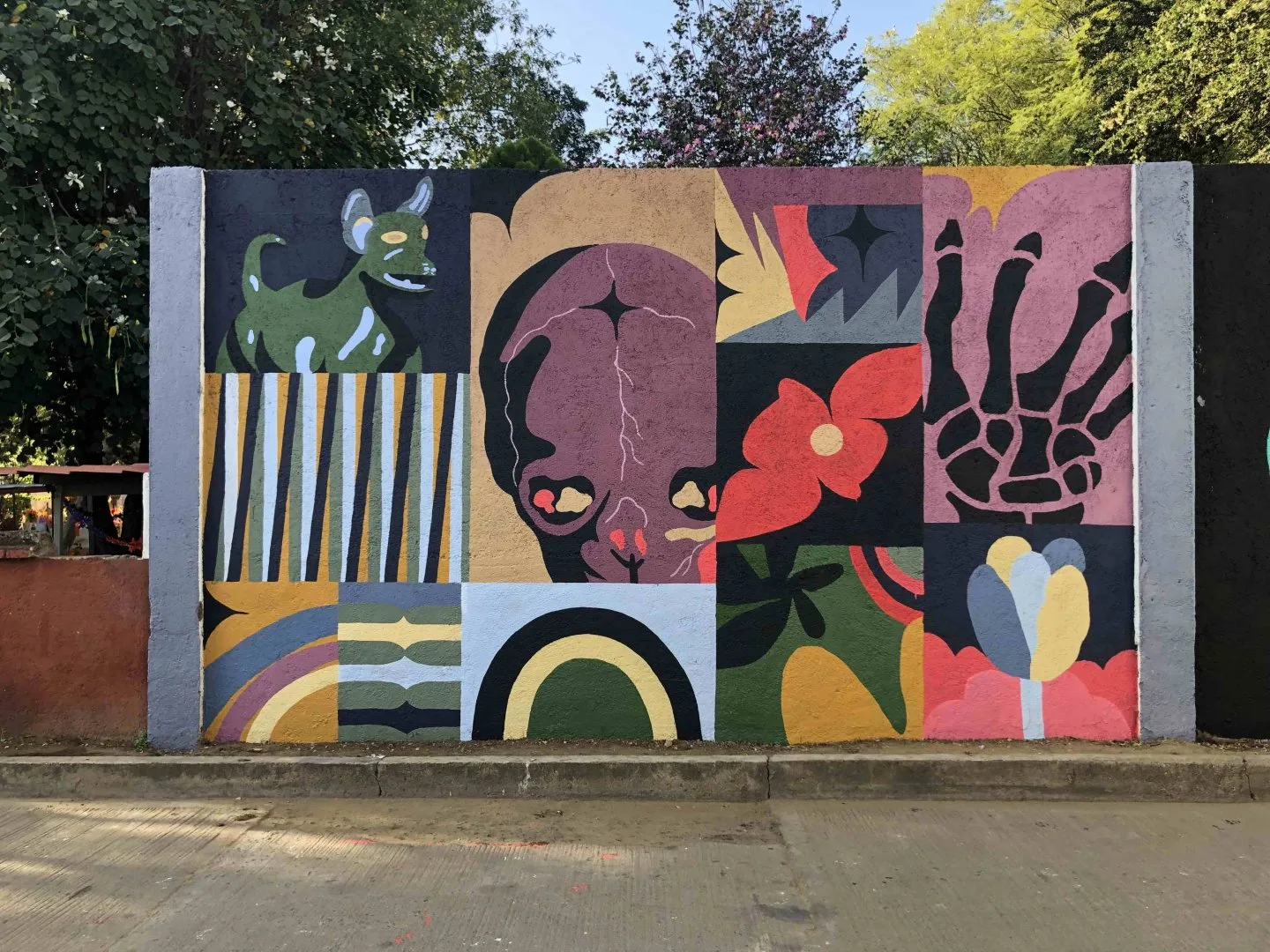 Mural para mercado municipal de Zaachila