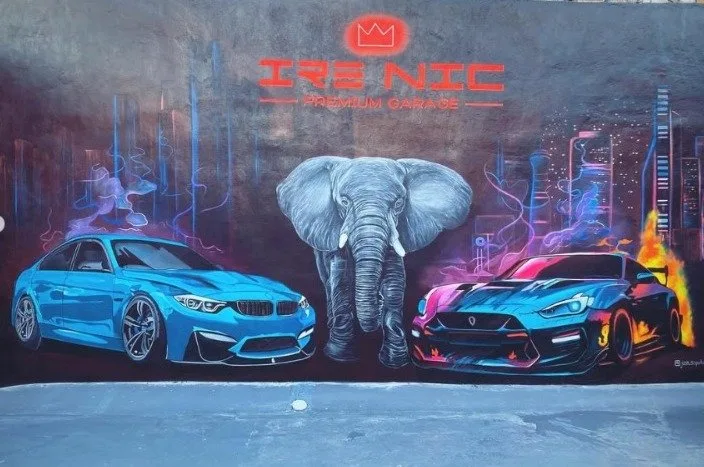 Mural para Premium Garage